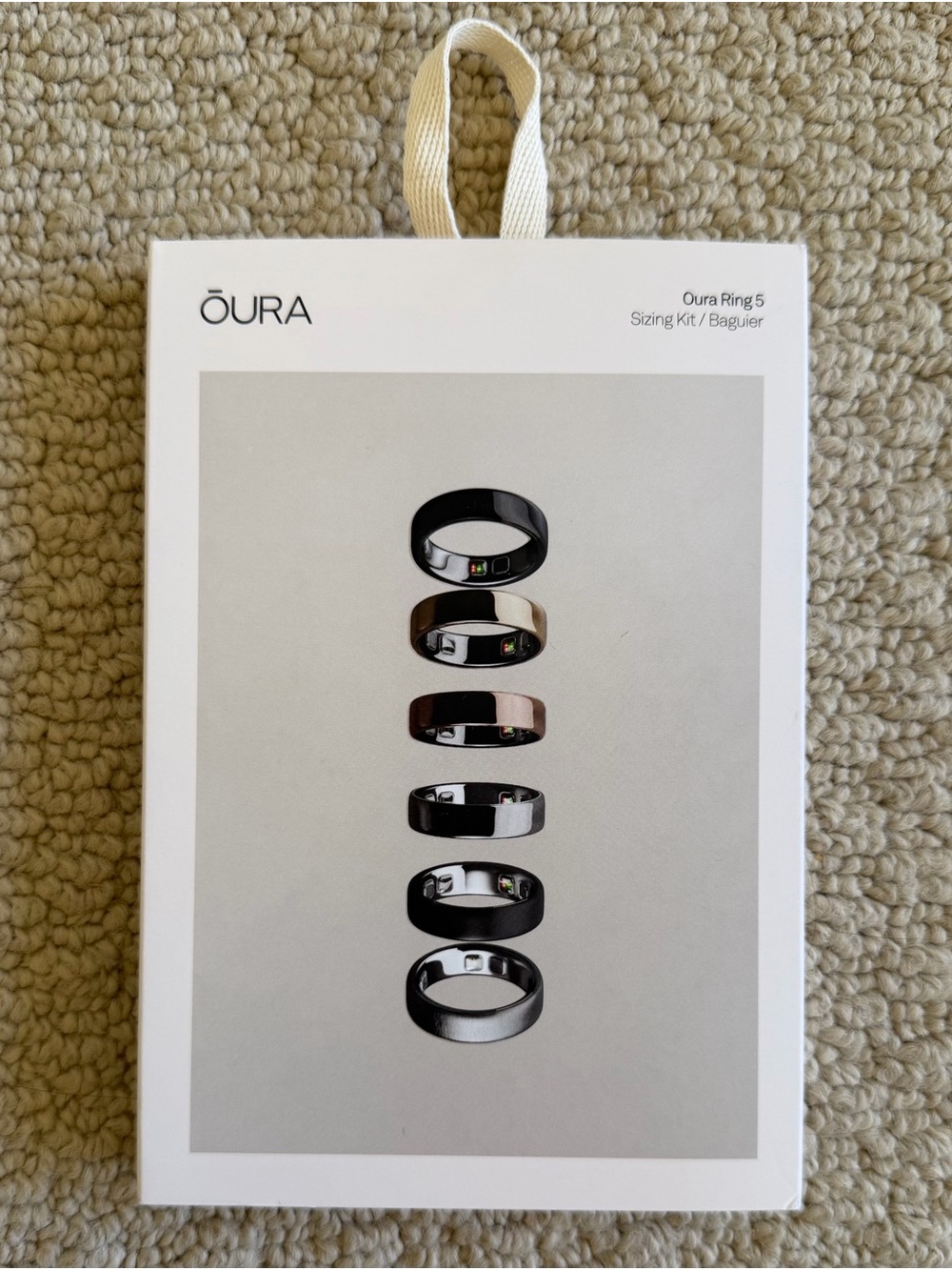 Oura Ring 5 Sizing Kit ONLY